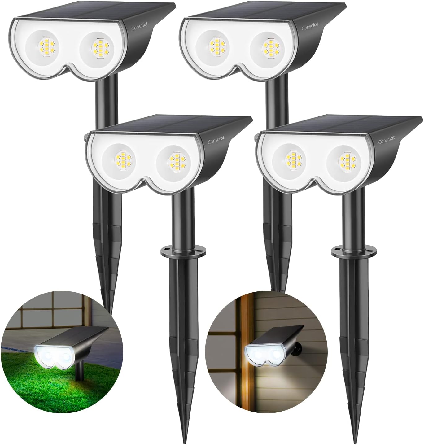 Brighten Your Outdoors with Consciot Solar Landscape Lights