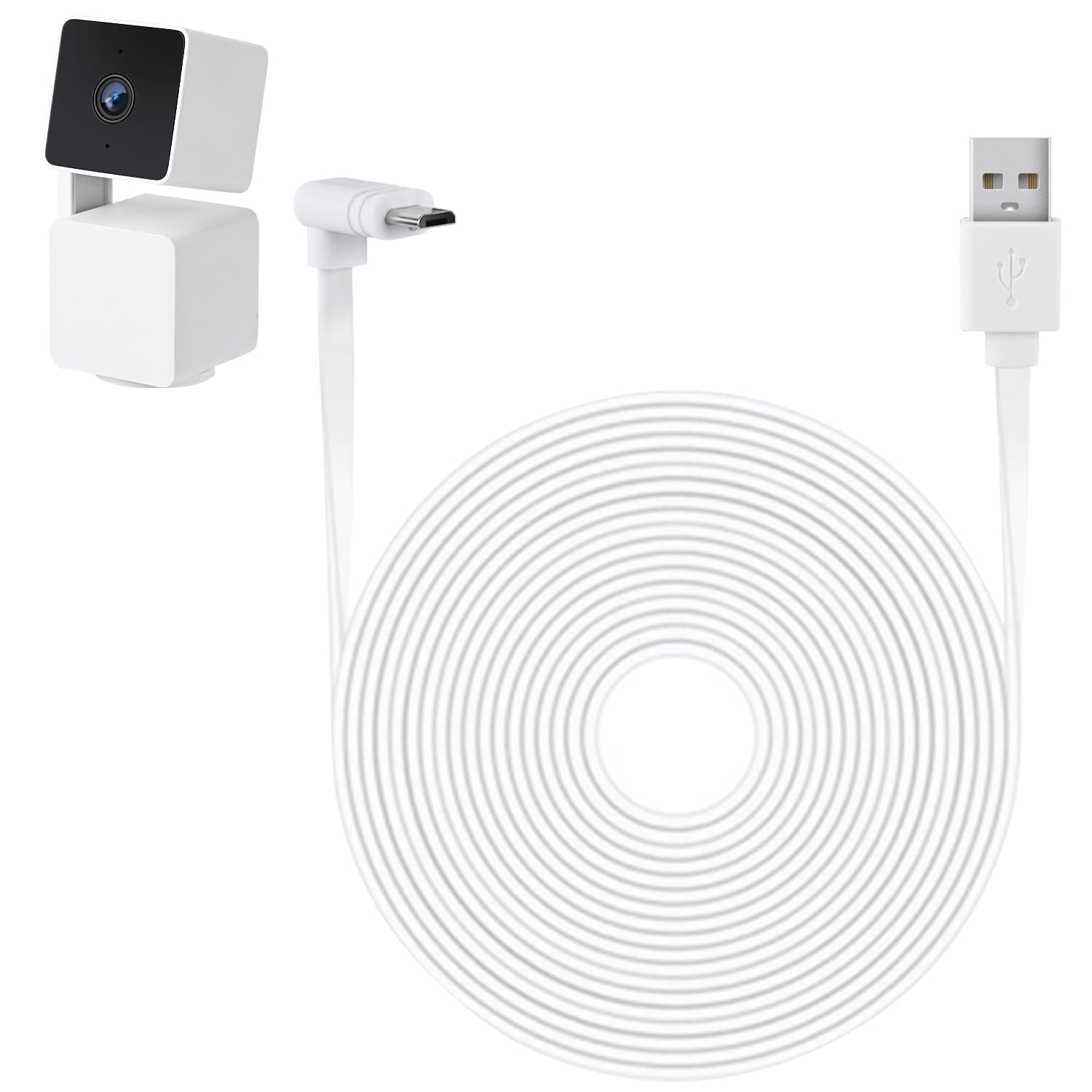 Long Reach for WYZE Cam V3, Tangle-Free Extension