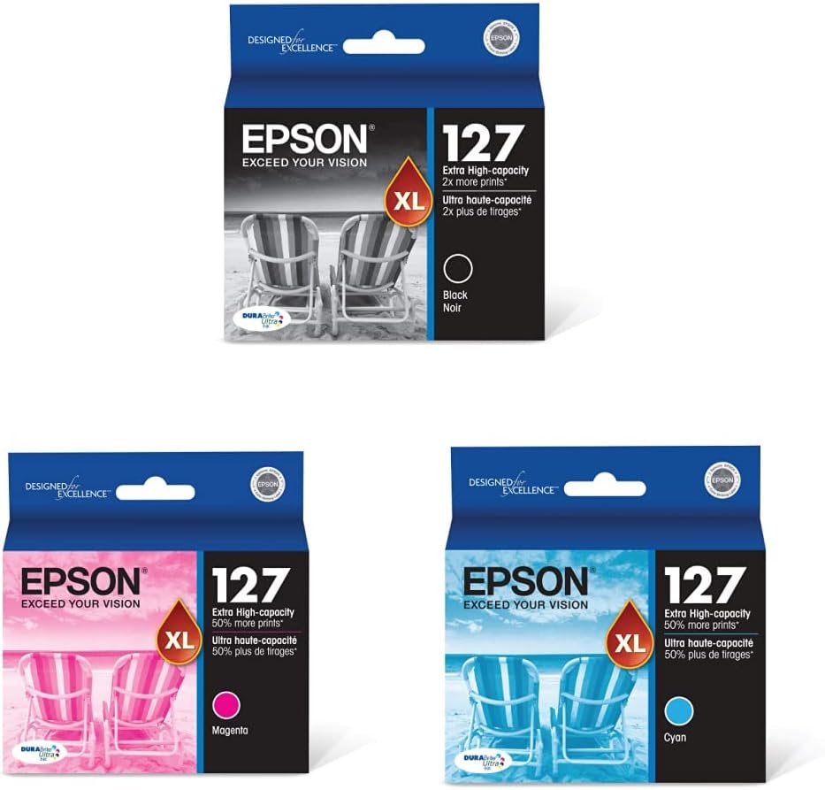Epson T127 DURABrite Ultra Ink Cartridge for Quality Prints