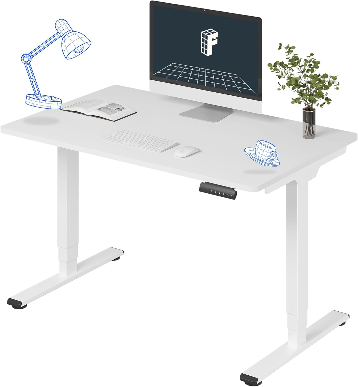 FLEXISPOT E6 Electric Standing Desk - Ergonomic & Adjustable