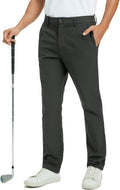 Rouen Golf Pants Men 8 Pockets Water Resistant Flat Front Men's