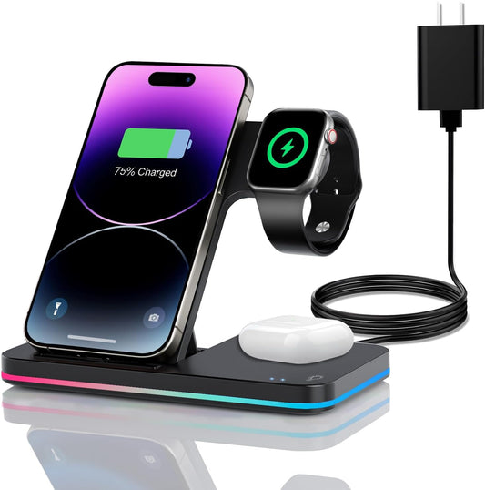 Fast Wireless Charging Station for Apple Devices