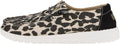 Hey Dude Wendy Leopard Sparkle Slip-On Loafers - Lightweight Comfort