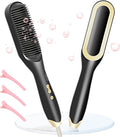 Hair Straightener Brush - 5 Temp Settings, 20s Fast Heat