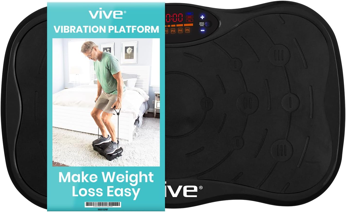 Vive Vibration Plate with Bands - Shape & Tone Fast!