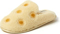 Dearfoams Women's Fuzzy Mom Heart Scuff Slippers - Cozy Memory Foam