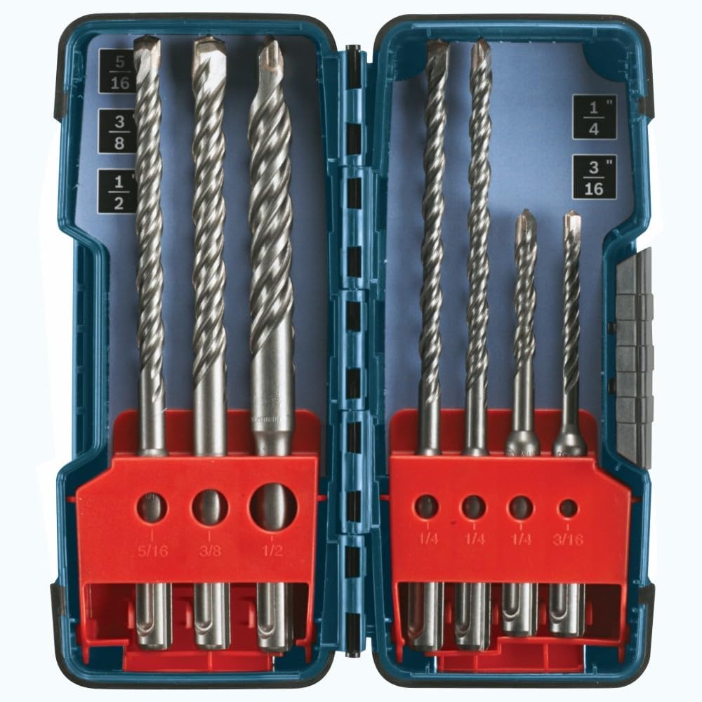 Bosch HCK001 7 pc. SDS-Plus Bulldog Rotary Hammer Bit Set Review