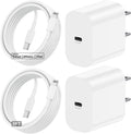 20W Rapid USB C Wall Super Fast Charger with 6ft Lightning Cable - 2