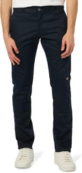 Dickies Men's Skinny Straight Double Knee Work Pants for Men - Durable