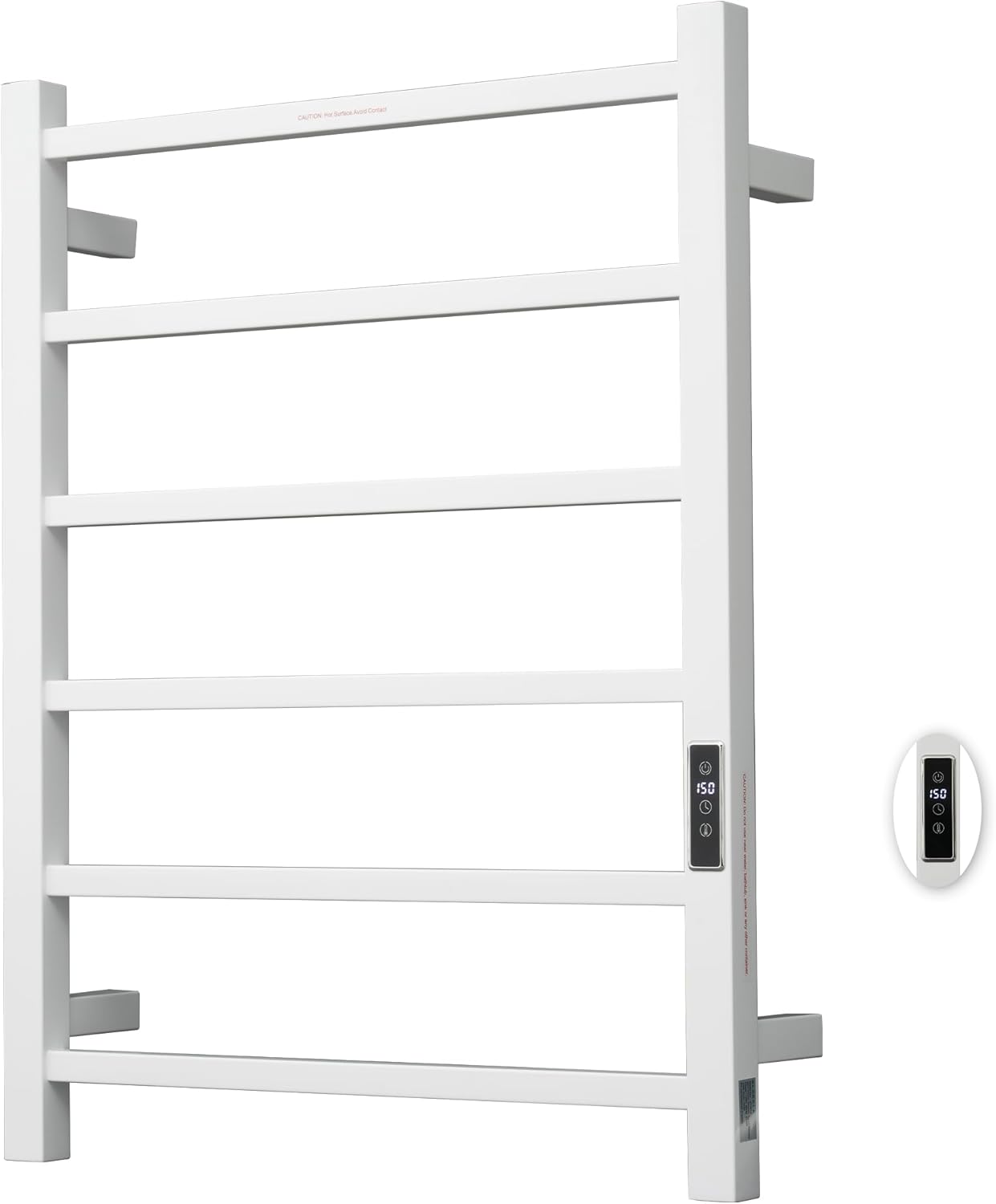 Heated Towel Racks for Bathroom - Electric Warmer with Timer