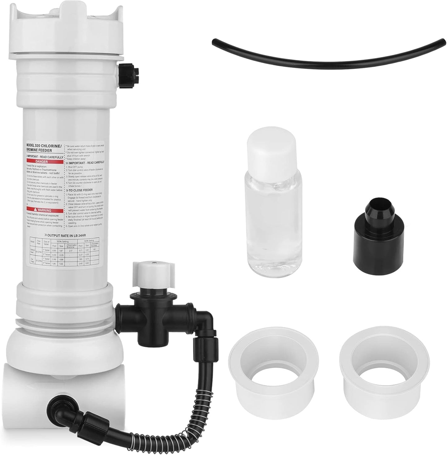 Upgraded 320 Pool Chlorinator for Efficient Chlorine/Bromine Use