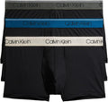 Calvin Klein Men's Micro Stretch Trunk 3-Pack - Soft, Quick-Dry Fit