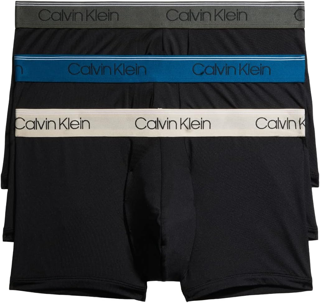 Calvin Klein Men's Micro Stretch Trunk 3-Pack for Comfort