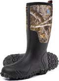 Rubber Boots for Men with Steel Shank - Waterproof Insulated Work over