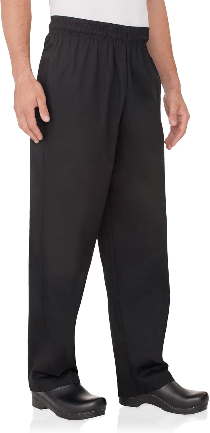 Chef Works Men's Essential Baggy Chef Pants for Comfort and Style