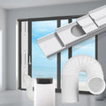 Portable Air Conditioner Sliding Door Vent Kit - Slide Seal for 5.9in