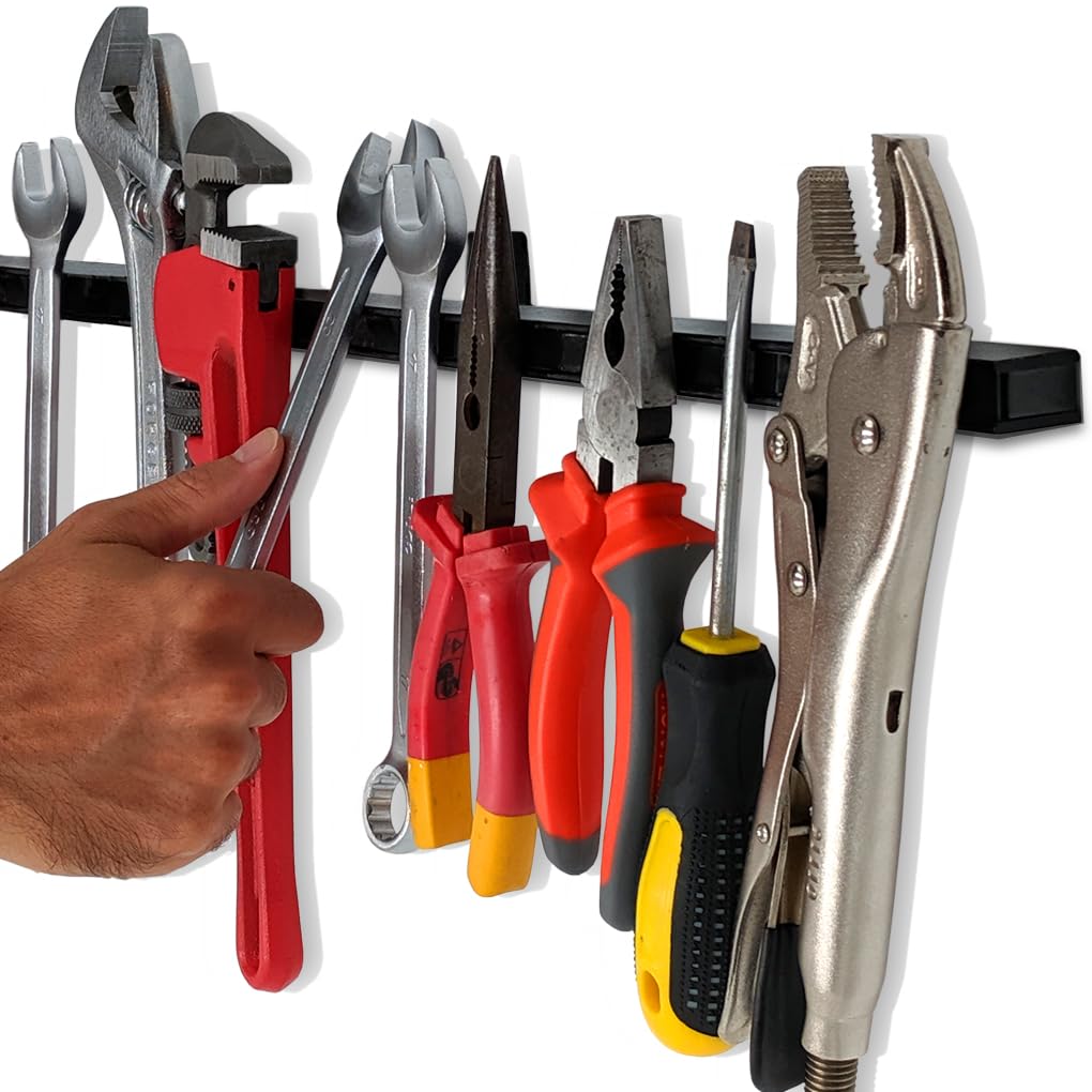 24 Inch Heavy-Duty Magnetic Tool Holder for Secure Organization