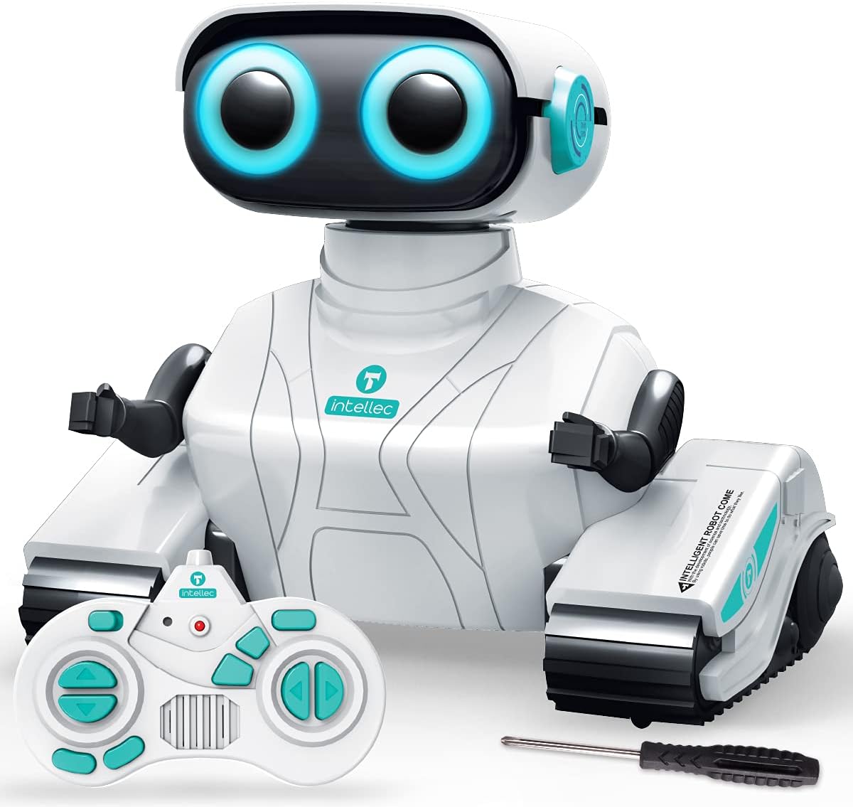 Interactive Dancing Robot Toy for Kids - LED Eyes, Flex Arms, RC Fun!