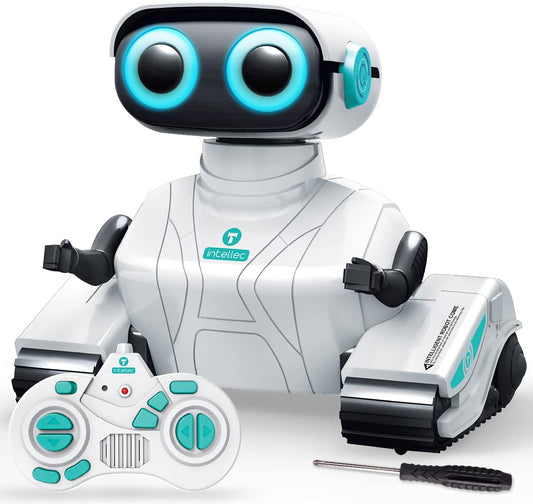 Interactive Dancing Robot Toy for Kids - LED Eyes, Flex Arms, RC Fun!