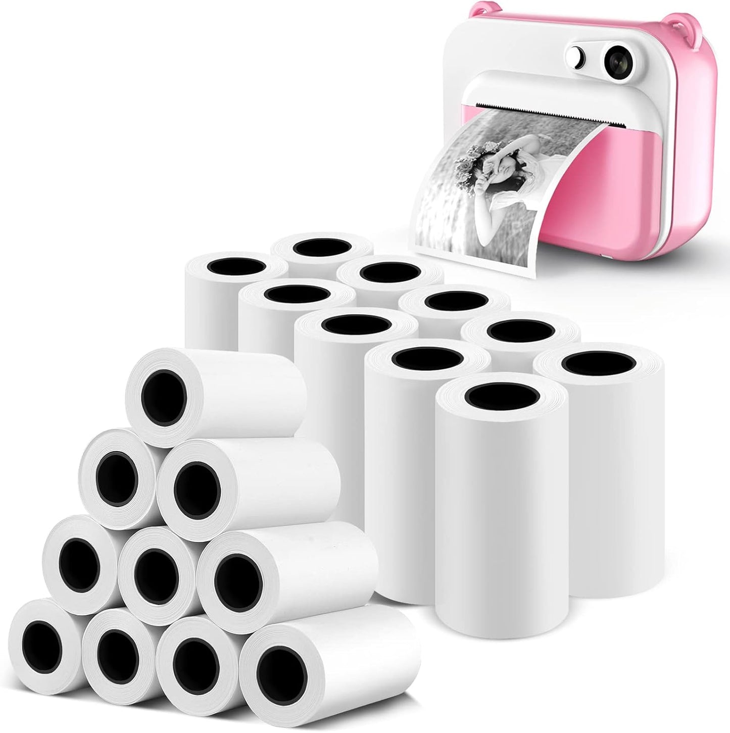 20 Pack Kids Camera Refill Paper - Instant Print Fun! - Tkocisa
