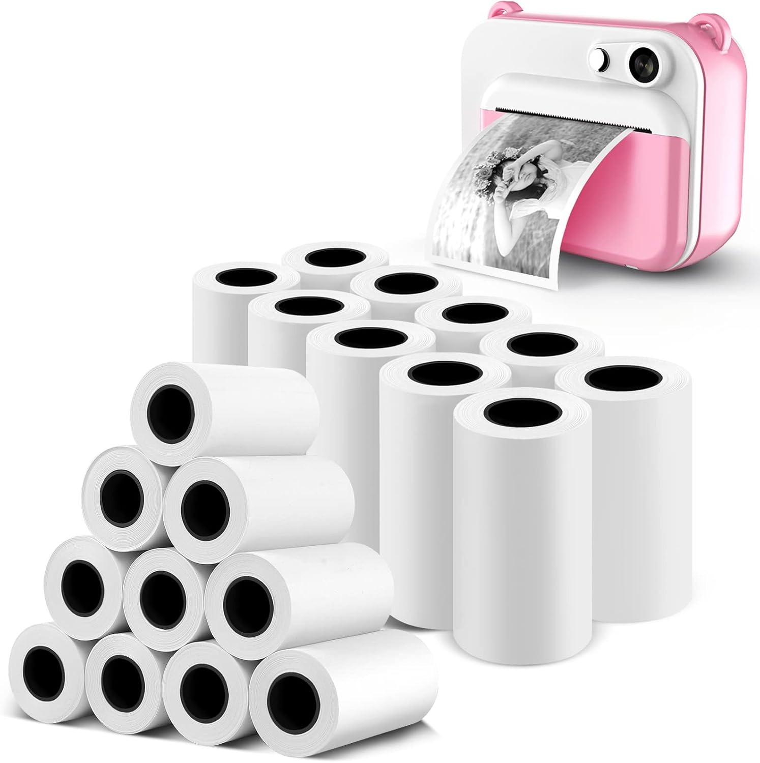 20 Pack Kids Camera Refill Paper - Instant Print Fun! - Tkocisa