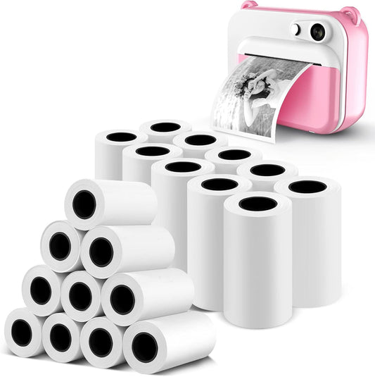 20 Pack Kids Camera Refill Paper - Instant Print Fun! - Tkocisa