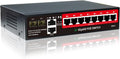 8-Port Gigabit PoE Switch with 2 Gigabit Uplinks - Plug & Play