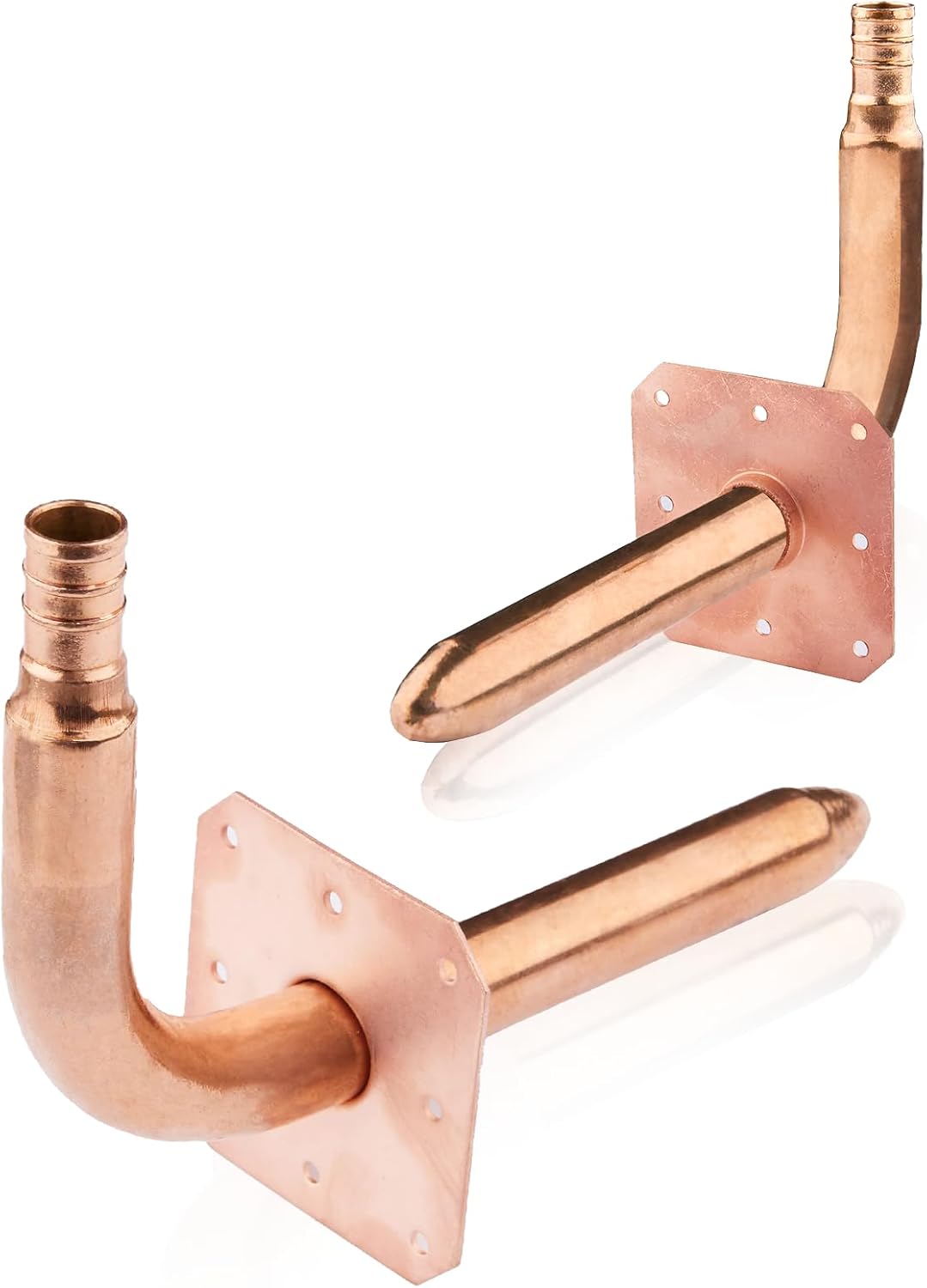 HeSun 50-Pack 1/2 Inch Barb Crimp Copper Stub Out Elbow