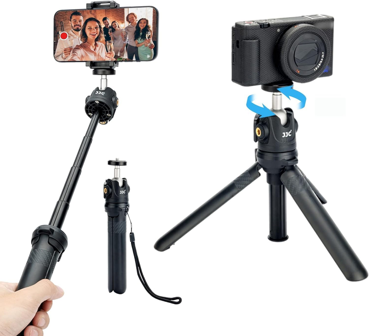 Versatile Vlogging Tripod for Sony & Canon Cameras