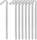 Galvanized Steel Tent Stakes - Secure Your Space!