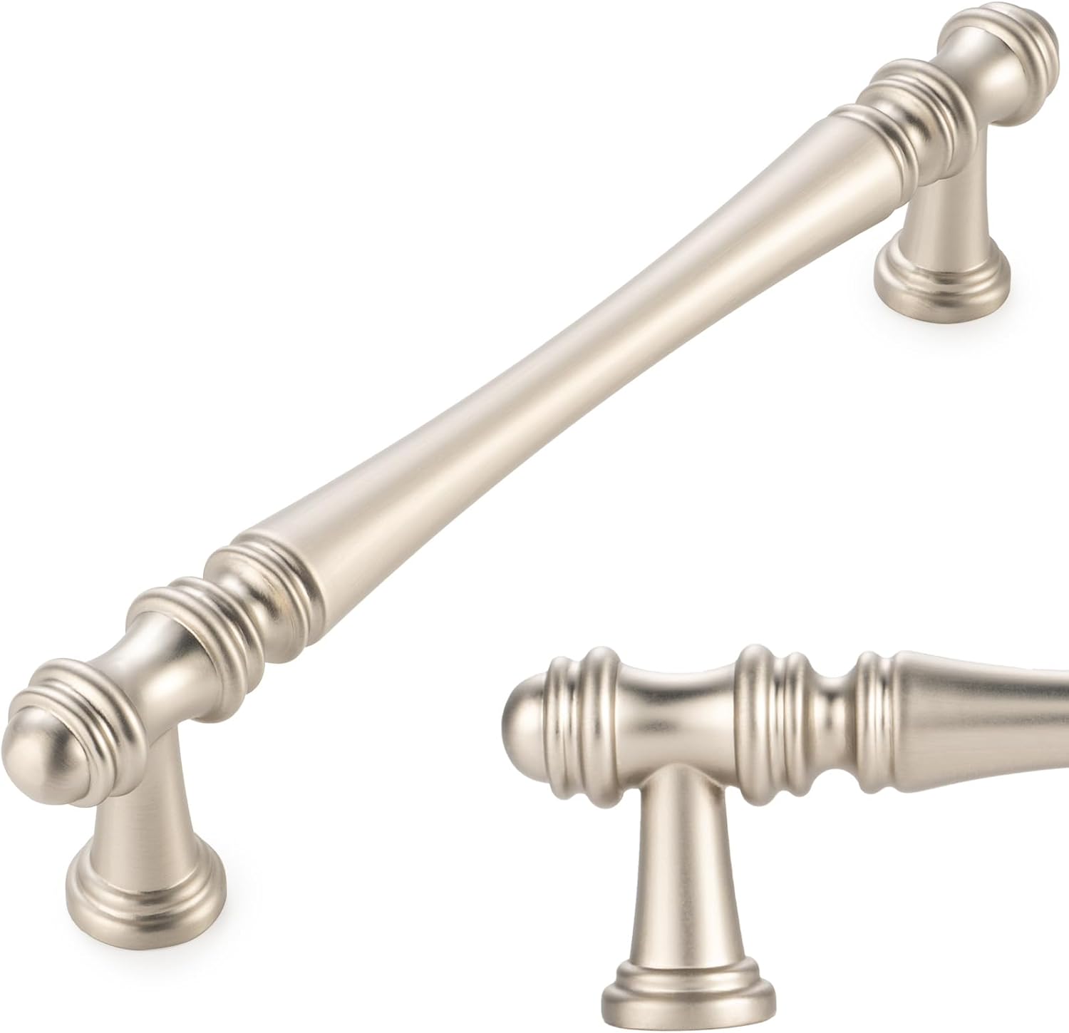 Brushed Nickel Kitchen Cabinet Handles for Stylish Home Decor