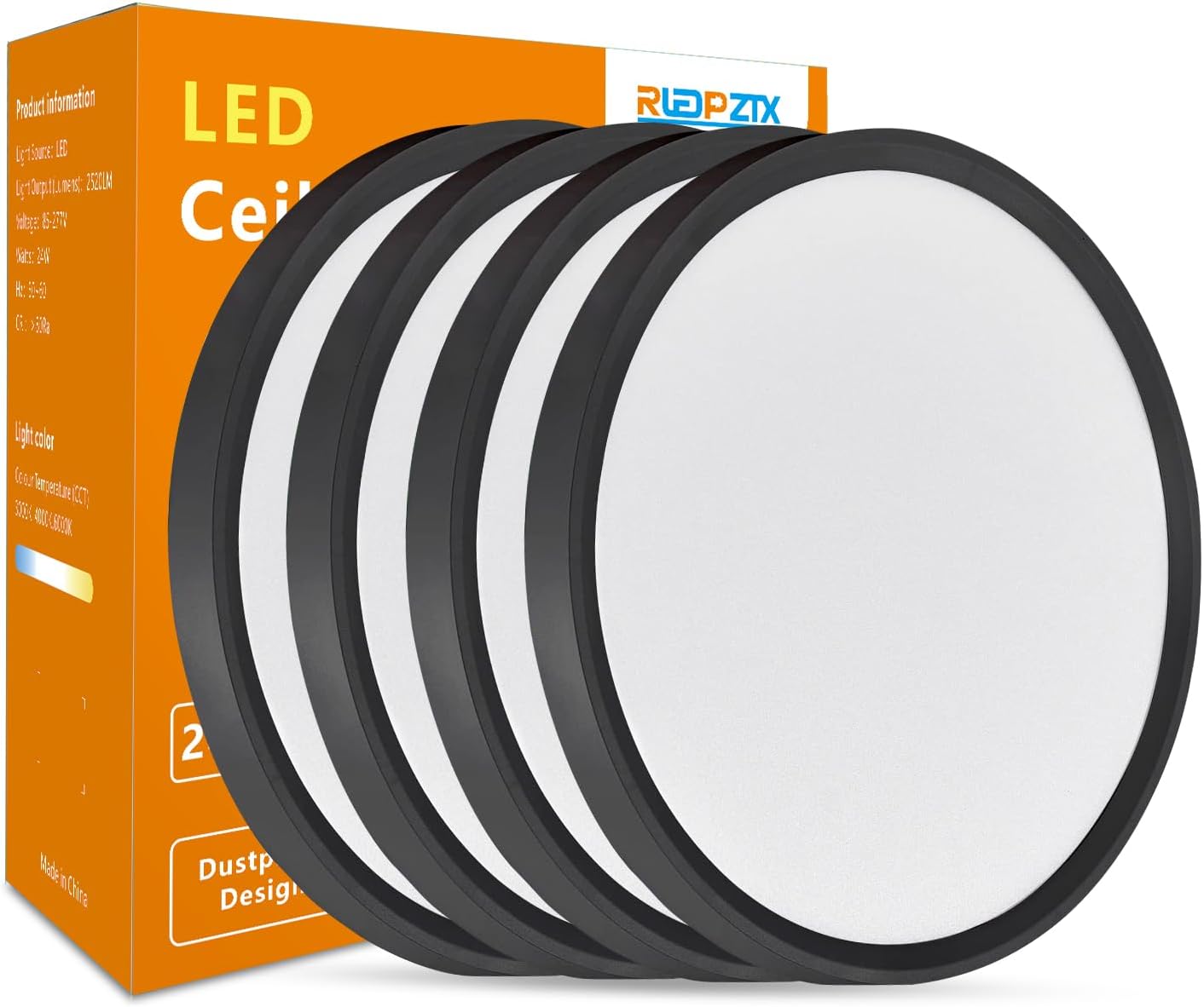 16 Inch LED Flush Mount Ceiling Light - Modern Slim Design