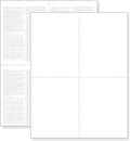 W-2 4-Up Employee Tax Forms 2025 - Box of 1000 Sheets