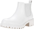 Vepose Women's 9625 Chelsea Ankle Boots - Chunky Low Heel Comfort