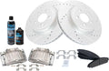 TRQ Performance Brake Pad & Rotor Kit for Chrysler & Dodge Cars