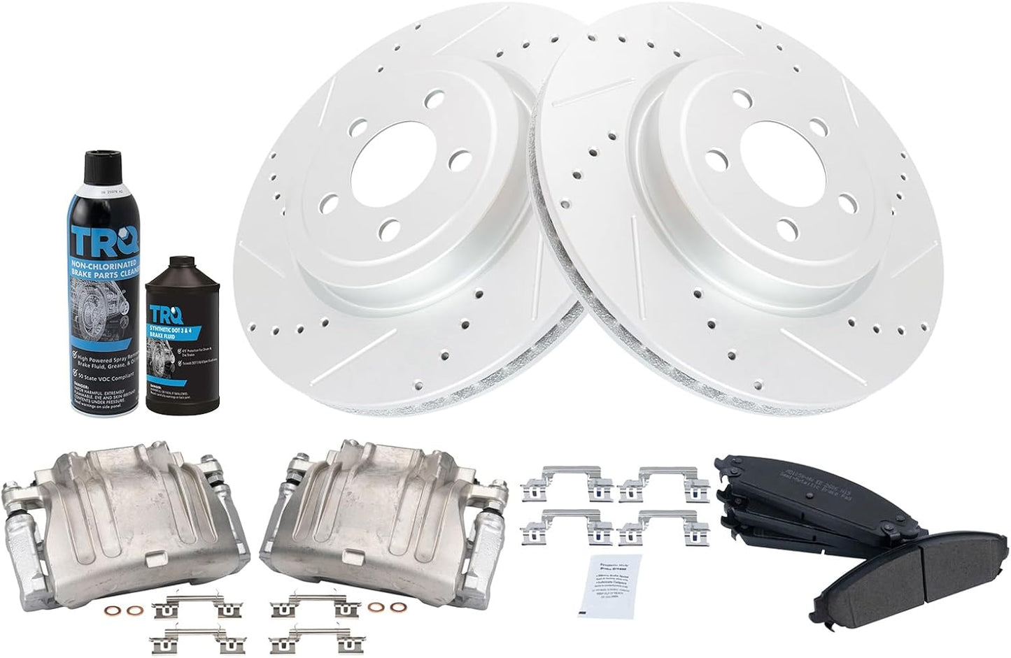 TRQ Performance Brake Pad & Rotor Kit for Chrysler & Dodge Cars