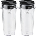 Replacement Parts 2PCS Single Serve Blender Cups with Slip & Seal Lids