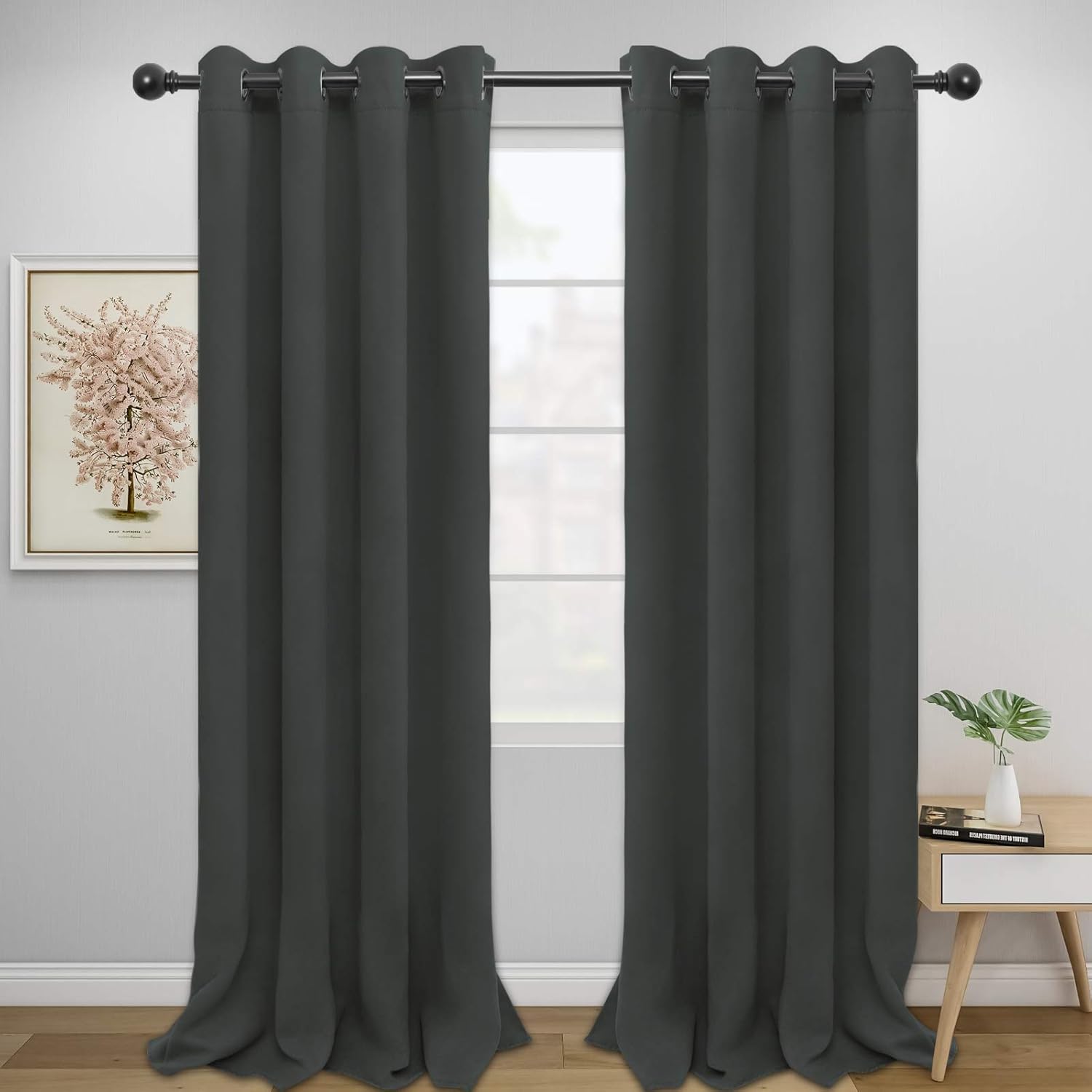 Easy-Going Blackout Curtains for Bedroom and Living Room Use