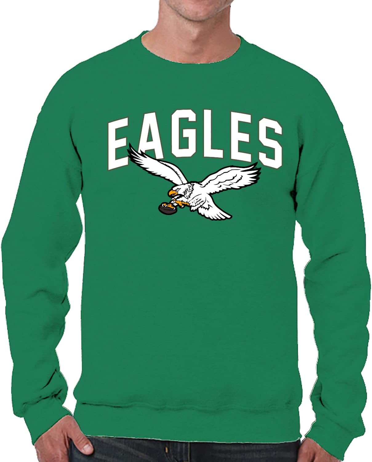 Team Fan Apparel NFL Home Team Crew Sweatshirt for Fans