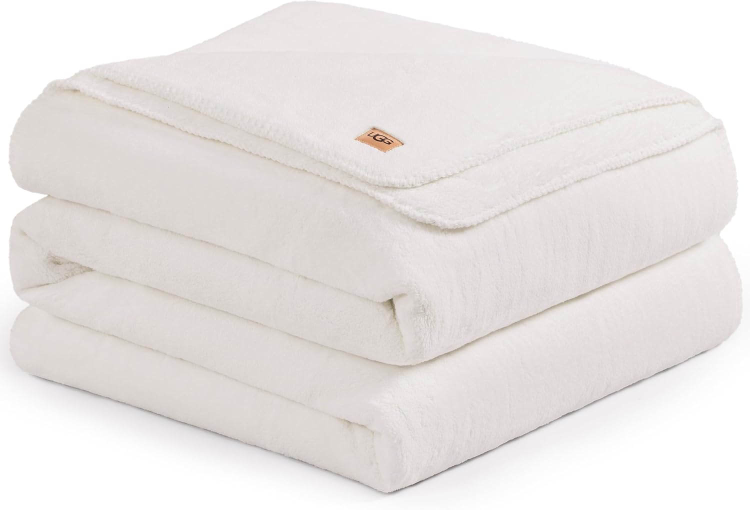 UGG Plush Full/Queen Blanket - Cozy Fleece Throw for Bed