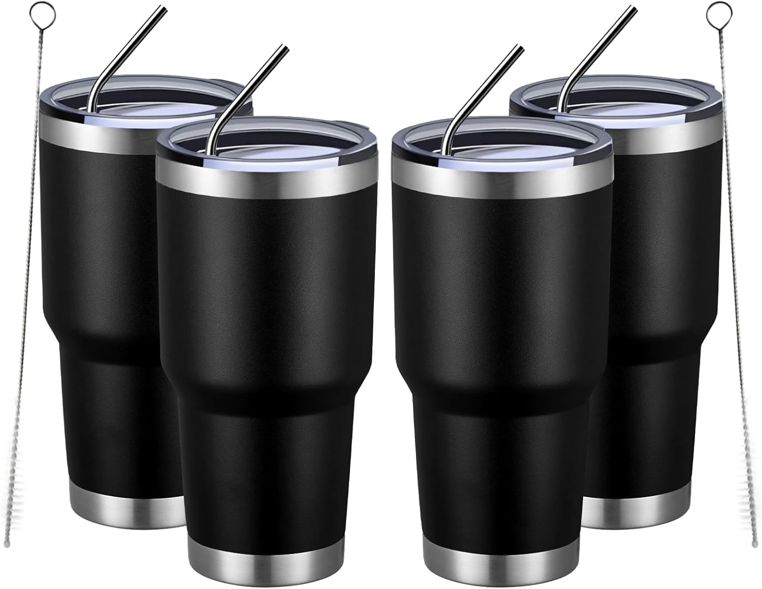 MEWAY 30oz Insulated Tumbler for Hot and Cold Drinks, 4 Pack