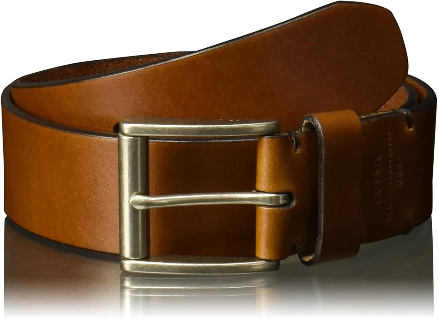 Fossil Men's Brown Leather Belt for Stylish Everyday Wear