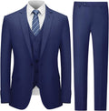 Cooper & Nelson Men's Slim Fit 3-Piece Suit - Classic Tailored Look