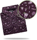 Fun Golf Polo Shirts for Men with Sun Protection UPF 50