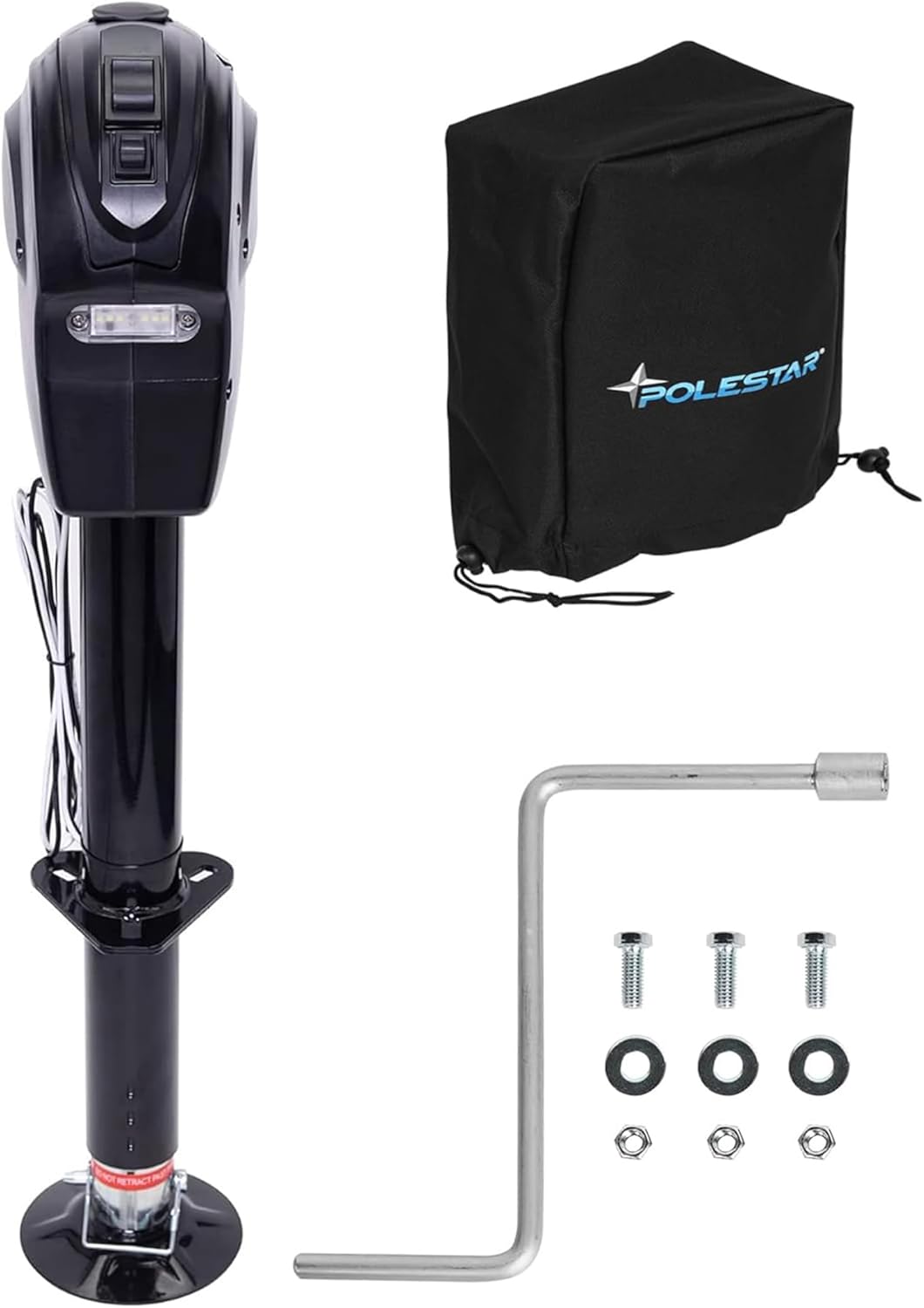 POLESTAR Electric Trailer Jack for 5000lbs Heavy Duty Use