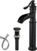 BWE Waterfall Spout Oil Rubbed Bronze Bathroom Faucet
