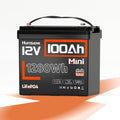12V 100Ah Mini LiFePO4 Battery for RVs and Off-grid Living