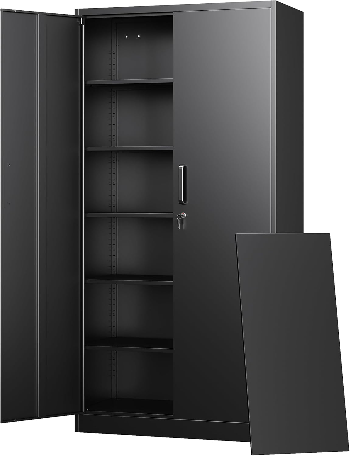 Letaya Metal Storage Cabinets with Lock Doors for Home and Office
