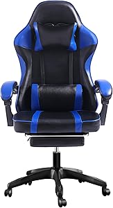 Ergonomic Gaming Chair with Footrest for Ultimate Comfort