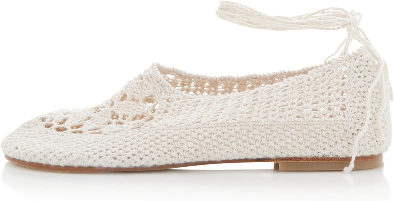 Mesh Ballet Flats for Women - Comfy Casual Office Shoes